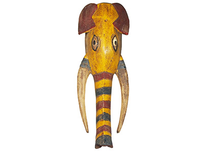 Large Ivory Coast Elephant Mask